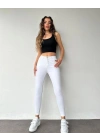 Gabardin Kumaş Yüksek Bel Pantolon 94cm XLbel36cm
