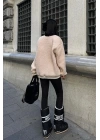Göğsü Denim Garnili Sweatshirt 3402
