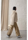 Gold Altın Varaklı Jeans Pantolon