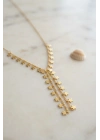 Gold Pirinç Yıldız Model Kadın Kolye