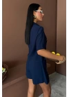 Gömlek Şort Etek Viscon Keten Takım 10162