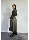 Haki Reglan Kol Trençkot