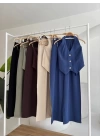 Halter Yaka Yelekli Modal Takım 10144