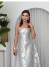 Haseki Straplez Elbise