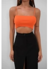 İnce Askılı Crop Top