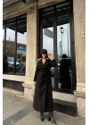 KABAN YAKA VE MANŞET BEJ RENKLİ - Siyah