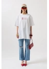 Kabartma Baskılı T-Shirt