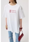 Kabartma Baskılı T-Shirt
