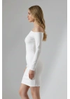 Kadın Tek Omuz Asimetrik Kesim Bodycon Elbise