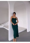 Kadın Turlu Viskon Kumaş Ayarlanabilir Askılı Elbise