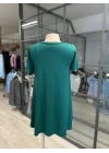 Kadın Türlü Viskon Kumaş Yırtmaç Detaylı Bluz