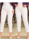 Kadın üste Oturan Paçası Bilek üzerinde Biten Atlas Kumaş Pantolon 36 (S) - 50 (5XL)