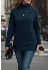 Kadın Uzun Kollu Balıkçı Yaka Triko Bluz