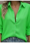 Kadın Uzun Kollu Yakalı önden Düğmeli Gömlek