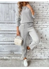 Kadın Uzun Kollu Yanları Nervurlu Viskon Iki Iplik Ve Pantolon Ikili Takım