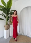 Kalıse İp Askılı Elbise