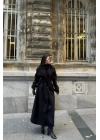 KAŞE KABAN MAXİ - Siyah
