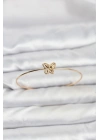 Kelebek Model Gold Renk Bileklik