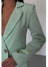 KETEN CEKET - PANTOLON TAKIM - Mint