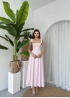 Khalesı Omuz Bağlamalı Elbise