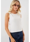 Kolsuz Basic Bluz 935 - Beyaz