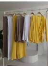Kruvaze Model Klasik Pantolonlu Çupra Keten Takım 10191