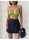 Kuş gözü şort etek s25819