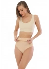 LAZER KESİM YÜKSEK BEL SLİP KORSE KADIN