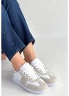 Lunga Beyaz Cilt Bağcıklı Spor Ayakkabı
