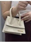 Luxe krem cilt çanta