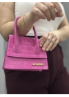 Luxe pembe cilt çanta