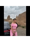 Madonna yaka bol paça pantolonlu takım