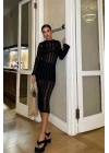 Marcella Kroşe Midi Elbise 2663-23