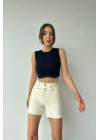 Mavi Altı Zincirli Bluz