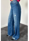 Mavi Palazzo Lazerli Jeans Pantolon
