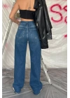 Mavi Yırtık Jeans Pantolon
