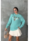 Midred Cut Out Triko Kazak 1200-09