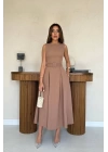Moccah Halter Yaka Kloş Elbise