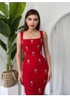 Ners Taş Detaylı Elbise