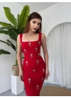Ners Taş Detaylı Elbise