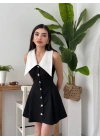 Ness Düğmeli Elbise