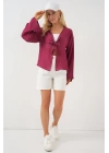 Önü Bağcıklı Bluz 952 - Bordo