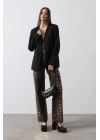 Önü Bağlamalı Blazer Ceket - Siyah