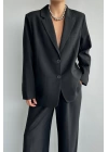 Oversize Ceket - Siyah