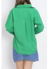 Oversize Gömlek Yeşil10 - 18934.1247.