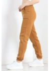 Paça Lastikli 3 İplik Eşofman Altı Camel - 20956.1878.