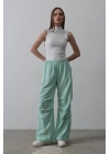 Paraşüt Cargo Pantolon - Mint
