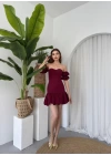 Peyda Straplez Elbise