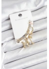 Pirinç Gold Renk Set Küpe