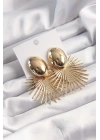 316L Çelik Gold Renk Zincir Zirkon Taşlı Vintage Model Kadın Kolye